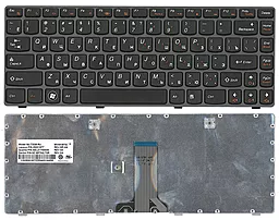 Клавіатура для ноутбуку Lenovo G480 чорна