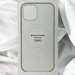 Чехол Silicone Case Clear with MagSafe для Apple iPhone 12 Pro Max - миниатюра 3 Чехол Silicone Case Clear with MagSafe для Apple iPhone 12 Pro Max - миниатюра 3