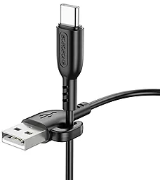 Кабель Borofone BX91 USB-A - Type-C 15w 3a 1м cable Black - мініатюра 4 Кабель Borofone BX91 USB-A - Type-C 15w 3a 1м cable Black - мініатюра 4