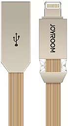 Кабель Joyroom Crystal USB-A - Lightning 12w 2.4a 1м cable Gold (S-M337) - фото Кабель Joyroom Crystal USB-A - Lightning 12w 2.4a 1м cable Gold (S-M337)