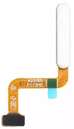 Шлейф Samsung Galaxy A22 A225 4G з кнопкою вмикання та сканером відбитку пальця (Touch ID) Original White - фото Шлейф Samsung Galaxy A22 A225 4G з кнопкою вмикання та сканером відбитку пальця (Touch ID) Original White