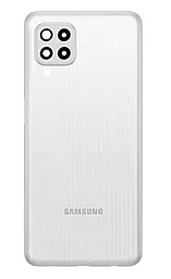 Задня кришка корпусу Samsung Galaxy M22 2021 M225 зі склом камери White