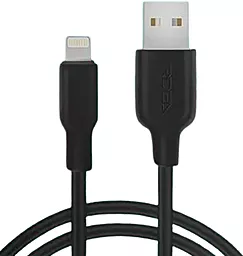 Кабель Ridea RC-M134 Soft Silico USB-A - Lightning 12w 2.4a 1м cable Black - фото Кабель Ridea RC-M134 Soft Silico USB-A - Lightning 12w 2.4a 1м cable Black