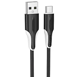 Кабель Borofone BX119 New USB-A - Type-C 15w 3a 1м cable Black - фото Кабель Borofone BX119 New USB-A - Type-C 15w 3a 1м cable Black
