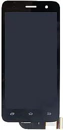 Дисплей Lenovo S858 с тачскрином, Black - фото Дисплей Lenovo S858 с тачскрином, Black