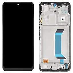 Дисплей Xiaomi Redmi Note 12 5G, Redmi Note 12 5G China с тачскрином и рамкой, (OLED), Black