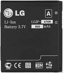 Аккумулятор LG KF350 / LGIP-470R (800 mAh) 12 мес. гарантии