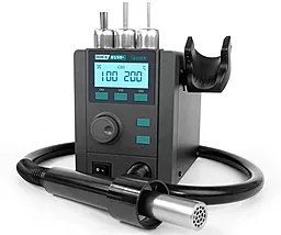 Паяльная станция компрессорная, термофен Quick 859D+ (программируемая, фен, 580Вт) - фото Паяльная станция компрессорная, термофен Quick 859D+ (программируемая, фен, 580Вт)