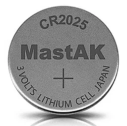 Батарейки MastAK CR2025 1шт 3 V
