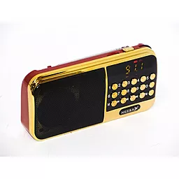 Радіоприймач Neeka NK-935 Gold/Red - мініатюра 2