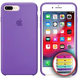 {"ru": "Чехол", "uk": "Чохол"} Silicone Case Full для Apple iPhone 7 Plus, iPhone 8 Plus lilac