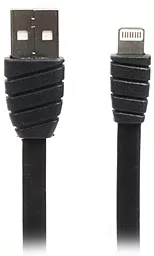 Кабель Cablexpert USB-A - Lightning 12w 2.4a 1м cable Black (CCPB-L-USB-02BK) - фото Кабель Cablexpert USB-A - Lightning 12w 2.4a 1м cable Black (CCPB-L-USB-02BK)