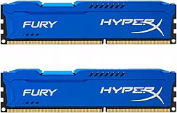 Оперативна пам'ять HyperX DDR3 8Gb (2x4GB) 1866MHz Fury Blu (HX318C10FK2/8)
