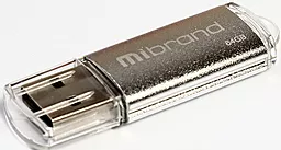 Флешка Mibrand Cougar 64GB USB 2.0 (MI2.0/CU64P1S) Silver
