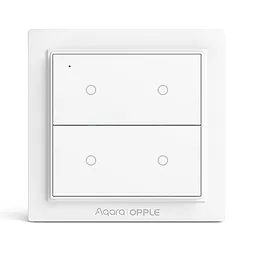 Розумний вимикач Aqara Opple Light Switch (Double-Button) Zigbee 3.0 (WXCJKG12LM)