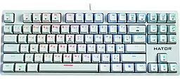 Клавиатура HATOR Rockfall EVO TKL Kailh Optical ENG/UKR/RUS (HTK-631) White