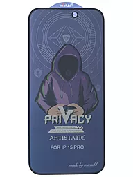 Захисне скло Mietubl Privacy для Apple iPhone 14 Pro Max Black (тех.пак.)