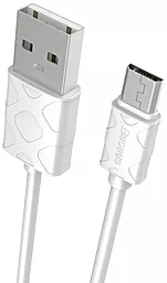USB Кабель Baseus Yaven micro USB Cable White (CAMUN-02) - мініатюра 2