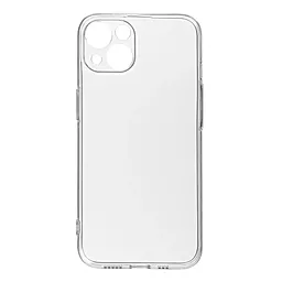 Чехол 1TOUCH Silicone Case 0.5mm Full Camera  для Apple iPhone 13 Clear