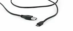 Кабель Cablexpert USB-A - micro USB 12w 2.4a 1.8м cable Black (CCB-USB2-AMmDM-6) - фото Кабель Cablexpert USB-A - micro USB 12w 2.4a 1.8м cable Black (CCB-USB2-AMmDM-6)