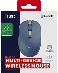 Компьютерная мышка Trust Ozaa Compact Multi-Device Wireless Blue (24934) - миниатюра 7 Компьютерная мышка Trust Ozaa Compact Multi-Device Wireless Blue (24934) - миниатюра 7