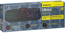 Клавиатура Defender Ultra HB-330L RU Black (45330) - миниатюра 2