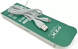 Кабель PZX V141 USB-A - Lightning 10.5w 1м cable White - фото Кабель PZX V141 USB-A - Lightning 10.5w 1м cable White