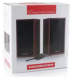 Колонки акустические Modecom MC-SF05 Brown (G-F-SF05-BRO-2) - миниатюра 4
