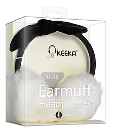 Навушники Keeka U10 White - мініатюра 2