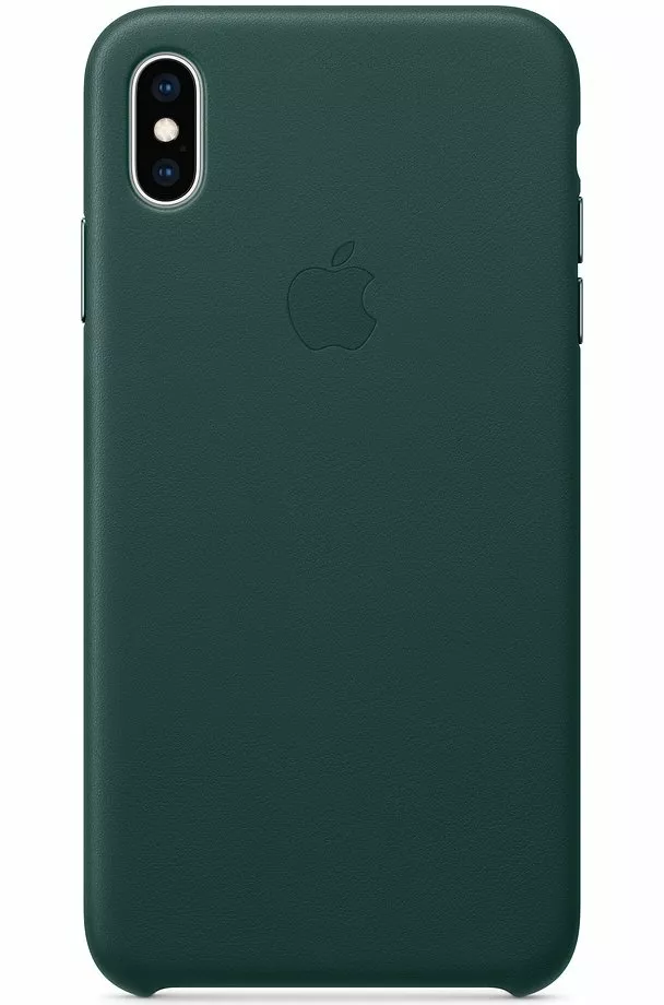 Чехол Silicone Case для Apple iPhone XS Max Pine green - фото 1
