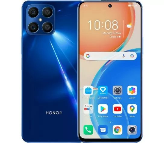 Смартфон Honor X8 6/128GB Ocean Blue - фото 1