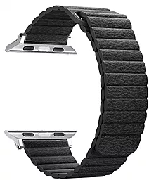 Ремінець ArmorStandart Leather Loop для для Apple Watch 42mm/44mm/45mm/49mm Black (ARM45822)