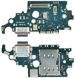 Нижняя плата Samsung Galaxy S21 5G G991 с разъемом зарядки, Sim-карты и микрофоном, (EU version), Original
