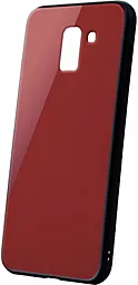 Чехол Intaleo Real Glass Samsung J600 Galaxy J6 2018 Red (1283126488283)