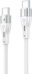 USB PD кабель Proove Soft Silicone USB Type-C - Type-C 60w 3a 2m cable White (CCSO60002222) - фото USB PD кабель Proove Soft Silicone USB Type-C - Type-C 60w 3a 2m cable White (CCSO60002222)