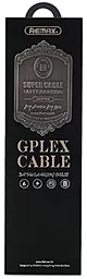 Универсальный кабель Remax RC-070th Gplex 3-in-1 USB-A to Type-C/Lightning/micro USB 12w 2.4a 1м cable Silver - миниатюра 5 Универсальный кабель Remax RC-070th Gplex 3-in-1 USB-A to Type-C/Lightning/micro USB 12w 2.4a 1м cable Silver - миниатюра 5