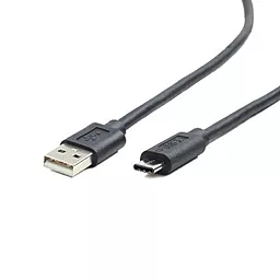 USB Кабель Cablexpert AM to Type-C Cable Black (CCP-USB2-AMCM-0.5M)