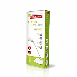 Настольный светодиодный светильник Eurolamp 5W 4000K белый (LED-DEL18(white) - миниатюра 3
