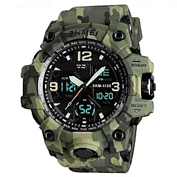 Мужские часы SKMEI 1155BCMGN Green Camo - фото Мужские часы SKMEI 1155BCMGN Green Camo