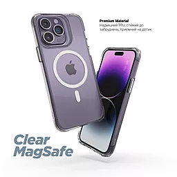 Чехол ArmorStandart Clear Magsafe для Apple iPhone 14 Pro Max Transparent (ARM68056) - миниатюра 3