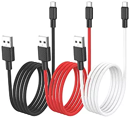 Кабель Hoco X29 Superior Style USB-A - micro USB 10w 1м cable Black - мініатюра 4 Кабель Hoco X29 Superior Style USB-A - micro USB 10w 1м cable Black - мініатюра 4