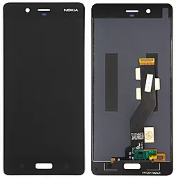 Дисплей Nokia 8 Dual Sim (TA-1004, TA-1012) + Touchscreen (original) Black