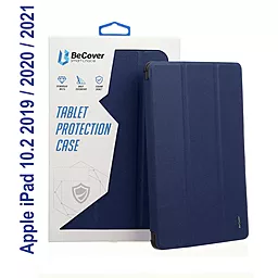 Чехол для планшета BeCover Tri Fold Soft TPU для Apple iPad 10.2" 7 (2019), 8 (2020), 9 (2021) Deep Blue (706734) - фото Чехол для планшета BeCover Tri Fold Soft TPU для Apple iPad 10.2" 7 (2019), 8 (2020), 9 (2021) Deep Blue (706734)