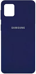 Чехол Epik Silicone Cover Full Protective (AA) Samsung N770 Galaxy Note 10 Lite Midnight Blue
