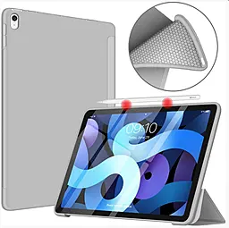 Чохол для планшету BeCover Tri Fold Soft TPU Silicone для Apple iPad Air 11" M4 2026 Gray (715238) - фото Чохол для планшету BeCover Tri Fold Soft TPU Silicone для Apple iPad Air 11" M4 2026 Gray (715238)