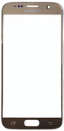 Корпусное стекло дисплея Samsung Galaxy S7 G930F, G930FD (original) Gold