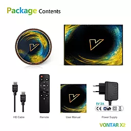 Смарт приставка Vontar X2 4/32Gb - миниатюра 6 Смарт приставка Vontar X2 4/32Gb - миниатюра 6