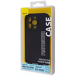 Чохол Baseus Liquid Silica Gel with MagSafe для Apple iPhone 14 Plus, iPhone 15 Plus Black - мініатюра 4