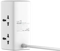 Сетевой фильтр (удлинитель) LDNio SC4383 2500w 10а 2 розетки 2xUSB-C/USB-A порти белый - фото Сетевой фильтр (удлинитель) LDNio SC4383 2500w 10а 2 розетки 2xUSB-C/USB-A порти белый