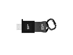 Флешка Silicon Power Mobile T01 16Gb, OTG (SP016GBUF2TM1V1K) Black - фото Флешка Silicon Power Mobile T01 16Gb, OTG (SP016GBUF2TM1V1K) Black